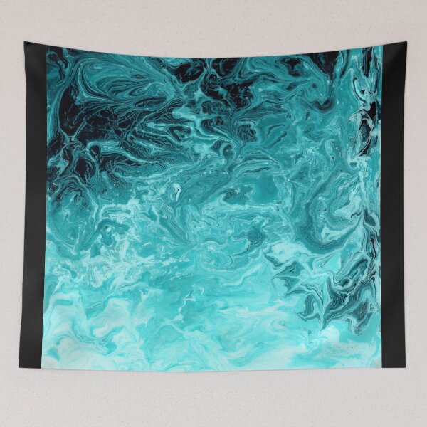 Item preview, Wave Turquoise designed and sold by WILD CROW STUDIO.