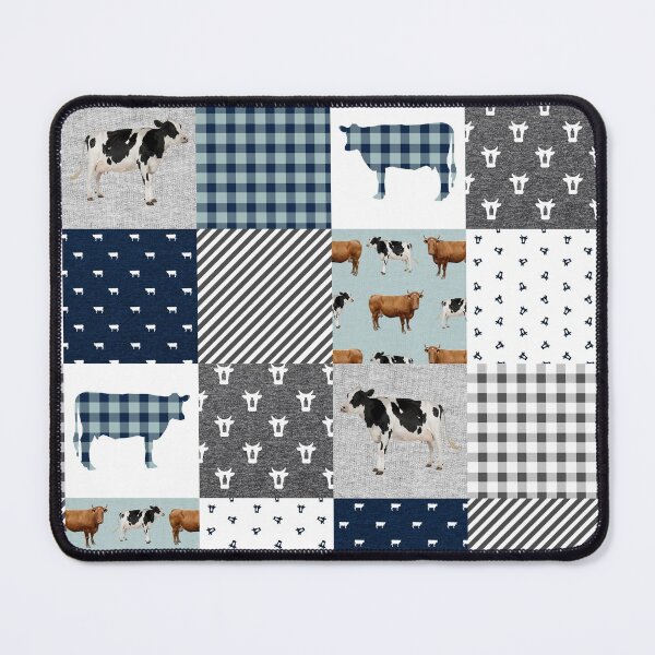 Item preview, Funny Cow Mint Plaid  designed and sold by SisileeGift.