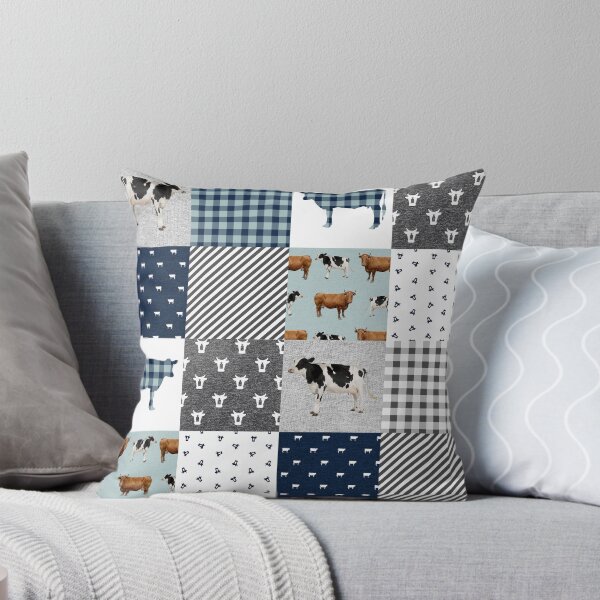 Item preview, Funny Cow Mint Plaid  designed and sold by SisileeGift.
