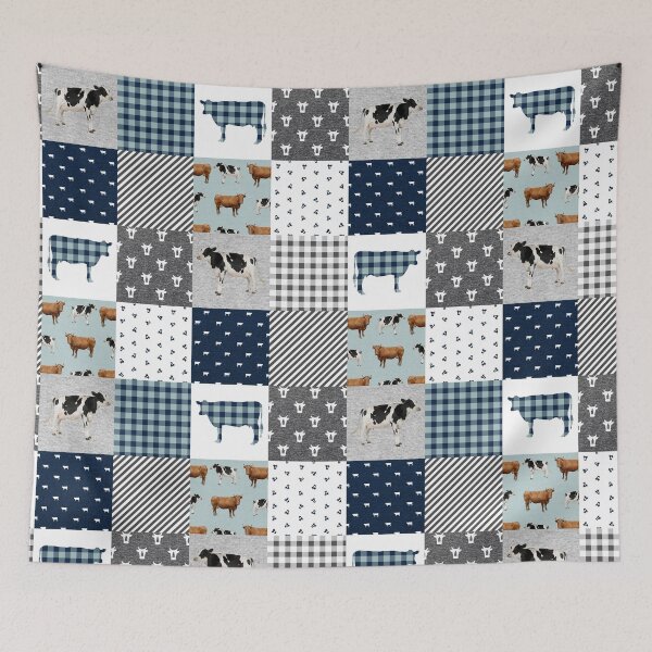 Item preview, Funny Cow Mint Plaid  designed and sold by SisileeGift.