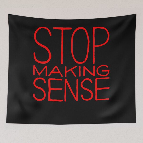 Item preview, Stop Talking Sense Essential T-Shirt.png designed and sold by Chriselson.