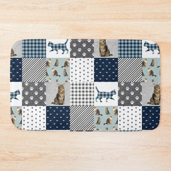 Item preview, Funny Cat Mint Plaid  designed and sold by SisileeGift.