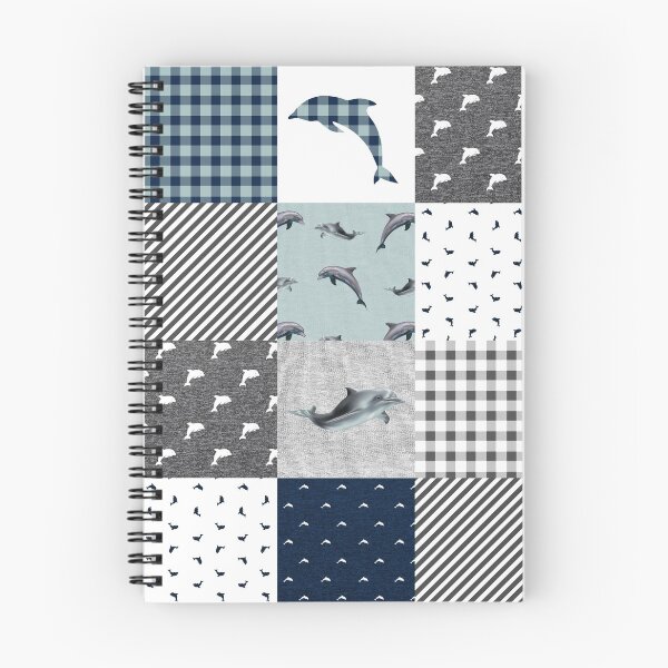 Item preview,  Funny Dolphin Mint Plaid  designed and sold by SisileeGift.