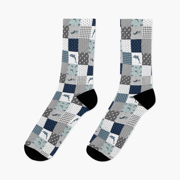 Item preview,  Funny Dolphin Mint Plaid  designed and sold by SisileeGift.