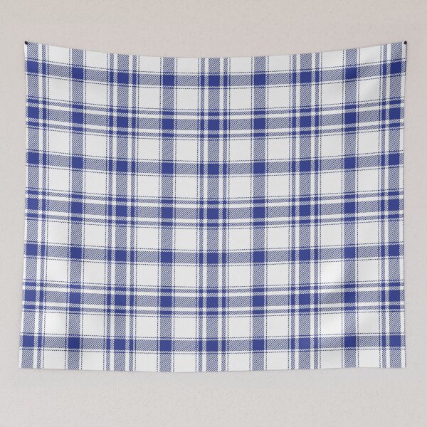 Item preview, Blue Scottish tartan - Trendy pattern designed and sold by Fashion-vintage.