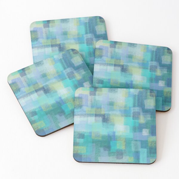 Item preview, Teal Blocks - Abstract Art  designed and sold by Jillianamatt.