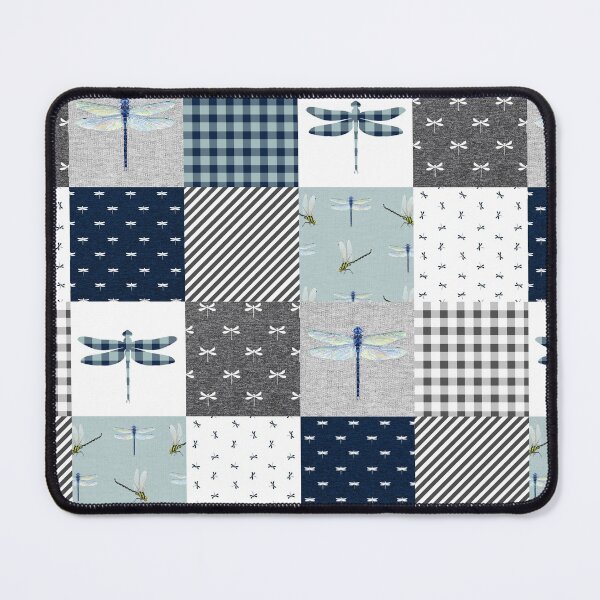 Item preview, Funny Dragonfly Mint Plaid designed and sold by SisileeGift.