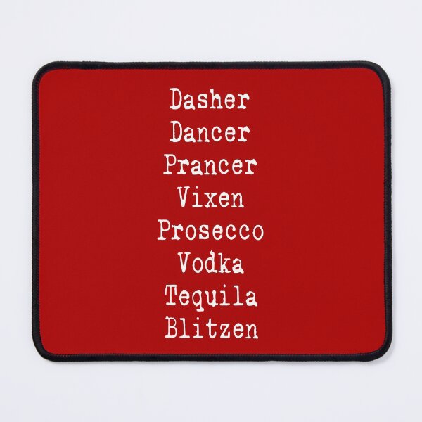 Item preview, Dasher, Dancer, Prancer, Vixen, Prosecco, Vodka, Tequila Blitzen, Christmas Jumper , Rude Funny Christmas Check List , Christmas Party, Karma, gift for , designed and sold by joygift369.