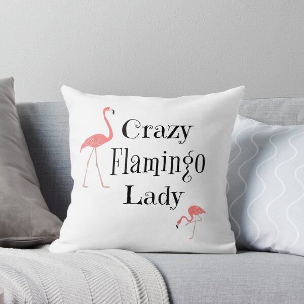 Item preview, Flamingo Lady T-Shirt Wading Bird Crazy Tee designed and sold by AnderleAdele.