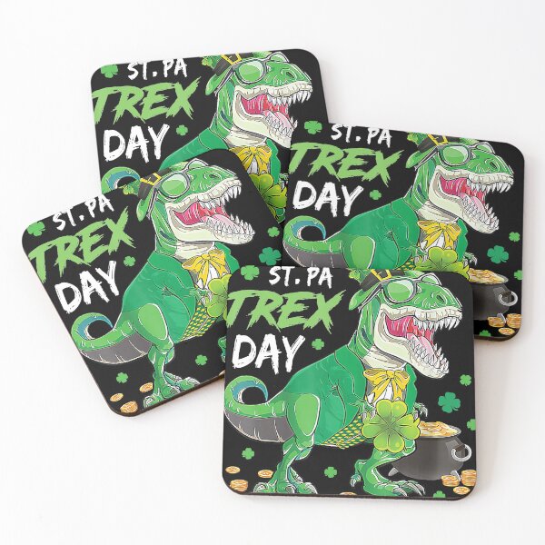 Item preview, Happy Pat Rex Day Dinosaur T Rex St Patrick's Day designed and sold by AaronWeedo.