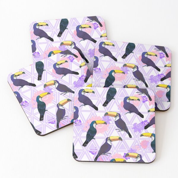 Item preview, Toucan bird on pink designed and sold by SisileeGift.