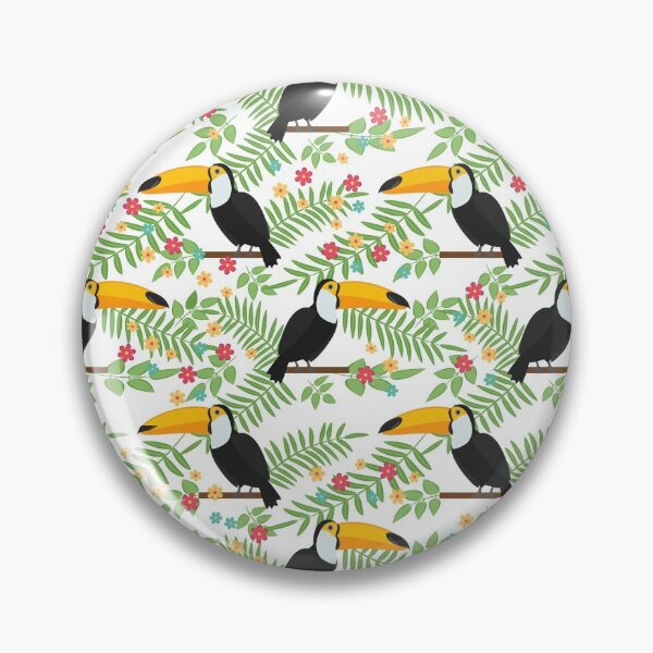 Item preview, Tropical toucan bird seamless designed and sold by SisileeGift.