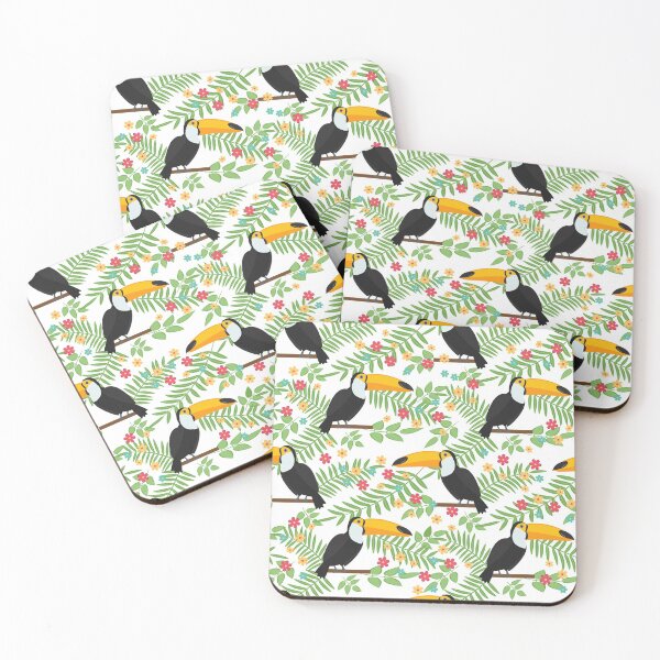Item preview, Tropical toucan bird seamless designed and sold by SisileeGift.