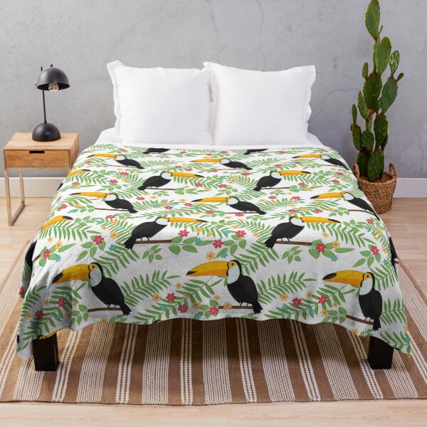 Item preview, Tropical toucan bird seamless designed and sold by SisileeGift.