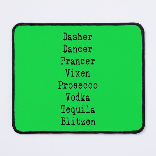Item preview, Dasher, Dancer, Prancer, Vixen, Prosecco, Vodka, Tequila Blitzen, Christmas Jumper , Rude Funny Christmas Check List , Christmas Party, Karma, gift for , designed and sold by joygift369.