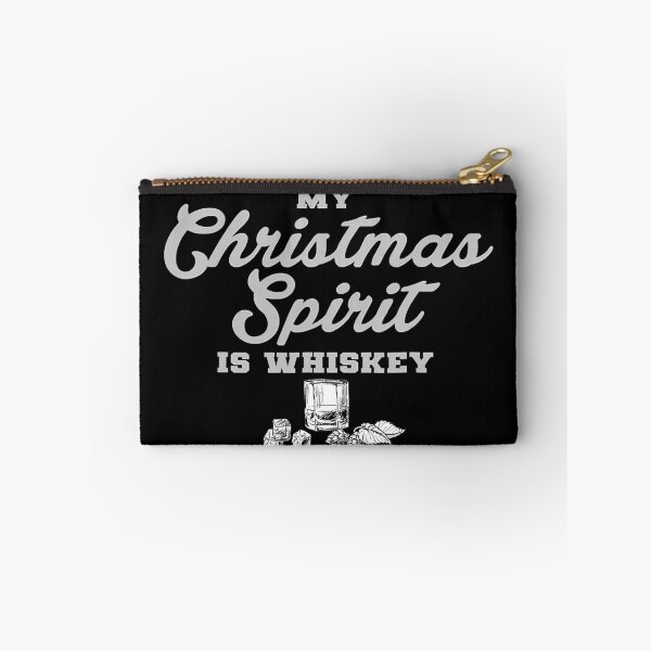 Item preview, My Christmas Spirit Is Whiskey Liquor Drinker Christmas designed and sold by RidgetopShop.
