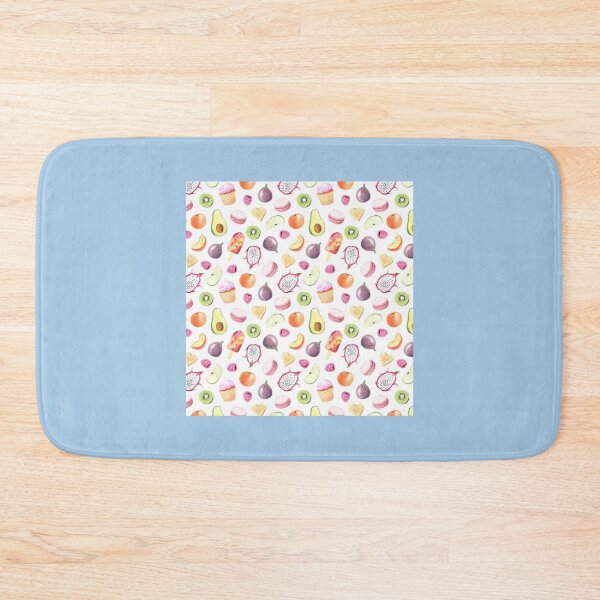 Item preview, Avocado, Macaron, Ice Cream and Fig Watercolor pattern Chiffon Top designed and sold by TerryJordanGB.