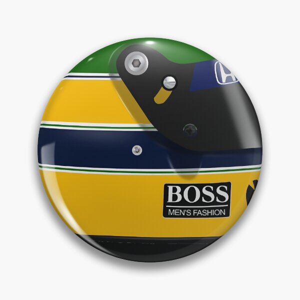 Item preview, Ayrton Senna - 1988 - 1990 helmet Classic T-Shirt.png designed and sold by TimotMiddle.