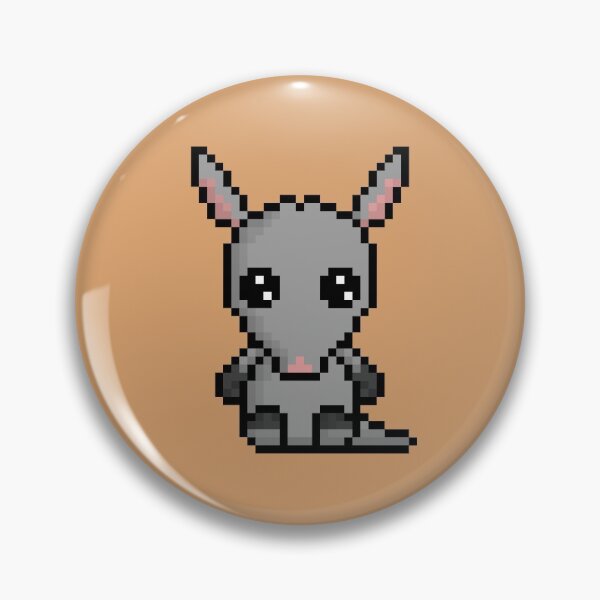 Item preview, Cute Aardvark (Chibi Pixel Animal Character) designed and sold by Pixe11y.
