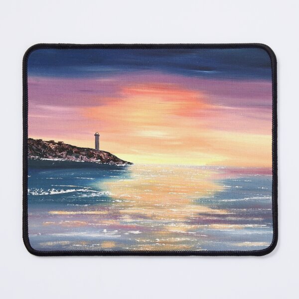 Item preview, Sunset at Anglet Lighthouse designed and sold by AudreyChal.