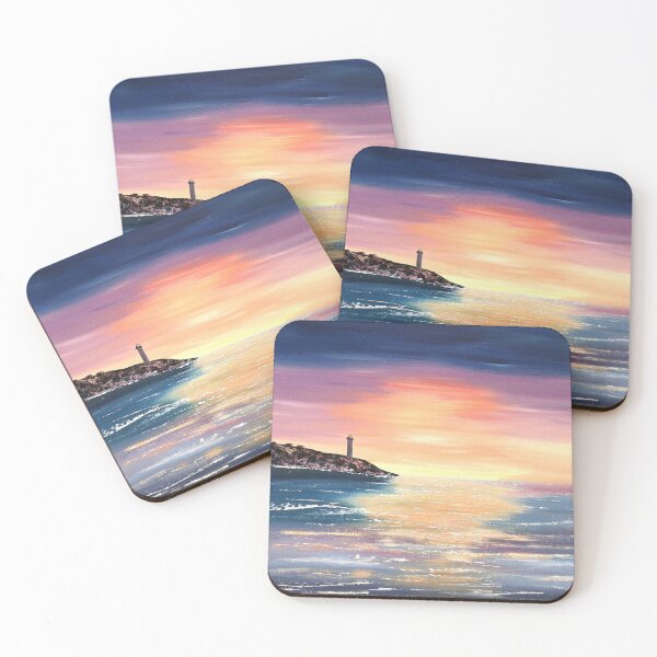 Item preview, Sunset at Anglet Lighthouse designed and sold by AudreyChal.