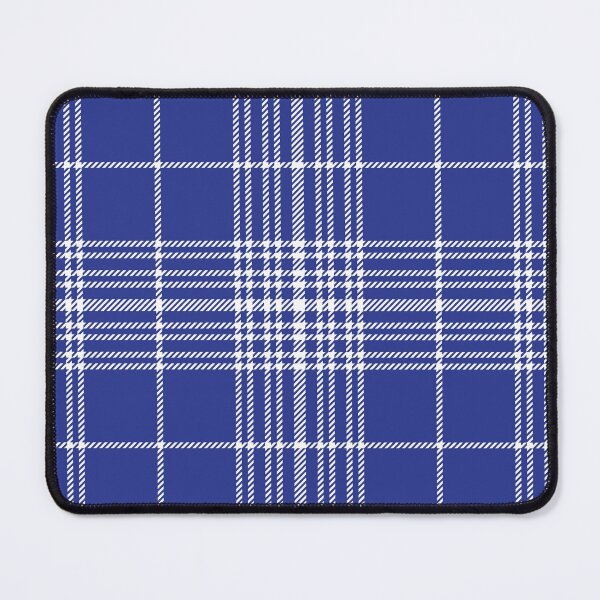 Item preview, Turquoise blue Scottish tartan - Trendy pattern designed and sold by Fashion-vintage.