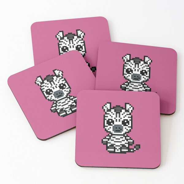 Item preview, Cute Zebra (Chibi Pixel Animal Character) designed and sold by Pixe11y.