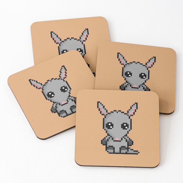 Item preview, Cute Aardvark (Chibi Pixel Animal Character) designed and sold by Pixe11y.