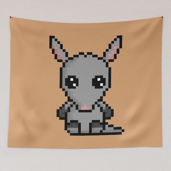 Item preview, Cute Aardvark (Chibi Pixel Animal Character) designed and sold by Pixe11y.