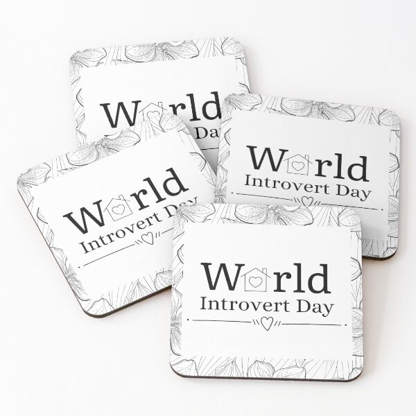 Item preview, World Introvert Day- International  designed and sold by Anxatzi.