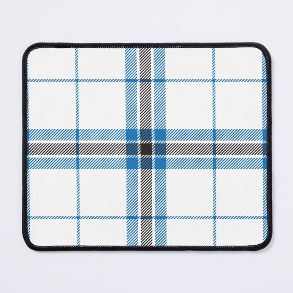 Item preview, Turquoise blue Scottish tartan - Trendy pattern designed and sold by Fashion-vintage.