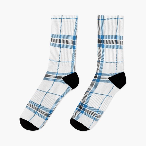 Item preview, Turquoise blue Scottish tartan - Trendy pattern designed and sold by Fashion-vintage.