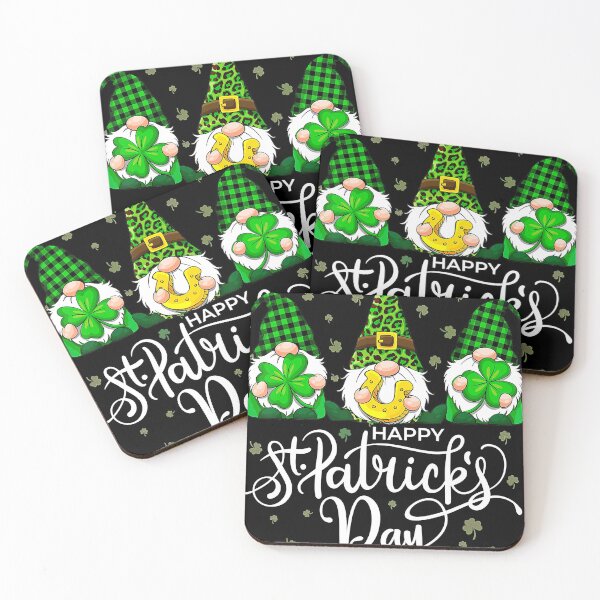 Item preview, Happy St Patricks Day Gnome Green Irish Gnomes Shamrock designed and sold by AaronWeedo.