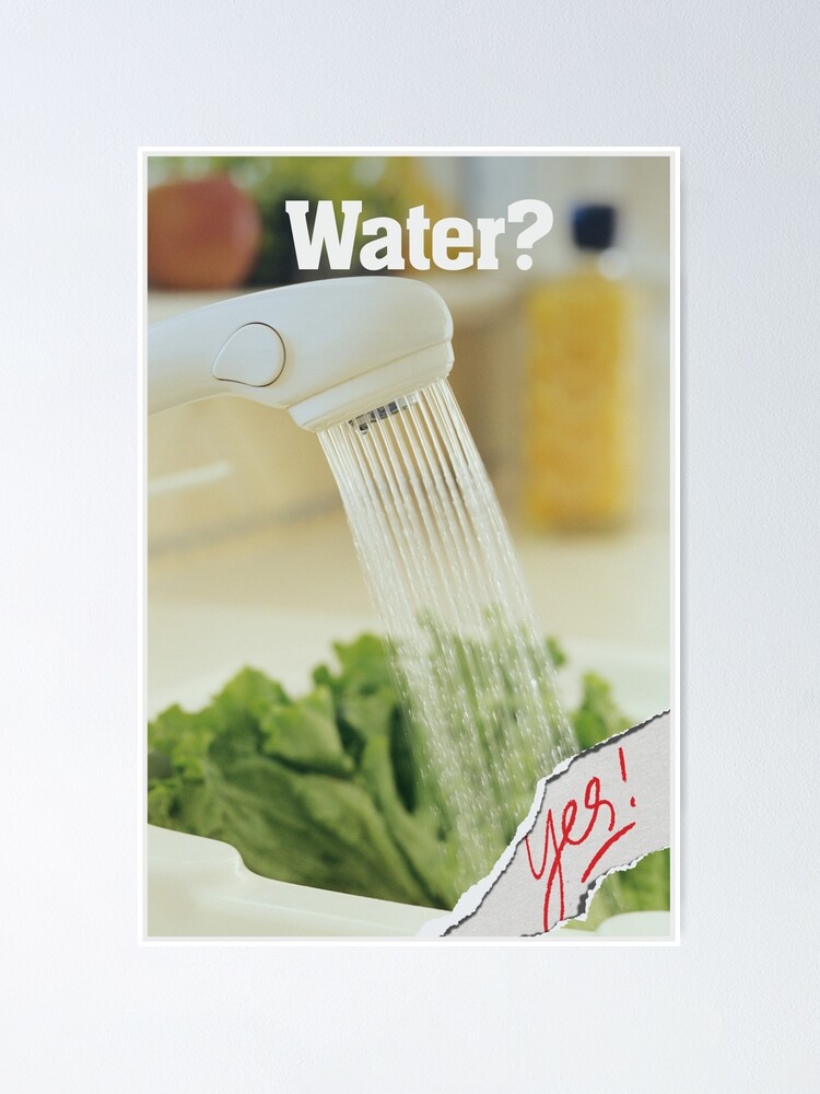 Alternate view of WATER? Yes! Poster