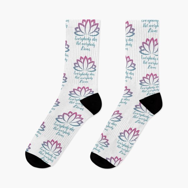 Item preview, Everybody Dies Not Everybody Lives Inspirational Saying designed and sold by Bad Kitty Designz.