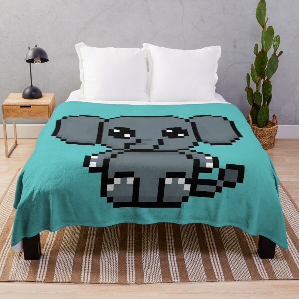 Item preview, Cute Elephant (Chibi Pixel Animal Character) designed and sold by Pixe11y.