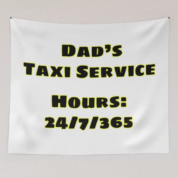 Item preview, Dad's Taxi designed and sold by blakcirclegirl.