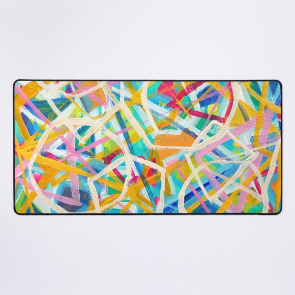 Item preview, geometric abstract designed and sold by Tereza Pilar Art.