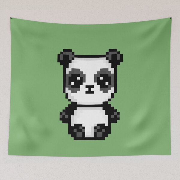 Item preview, Cute Panda (Chibi Pixel Animal Character) designed and sold by Pixe11y.