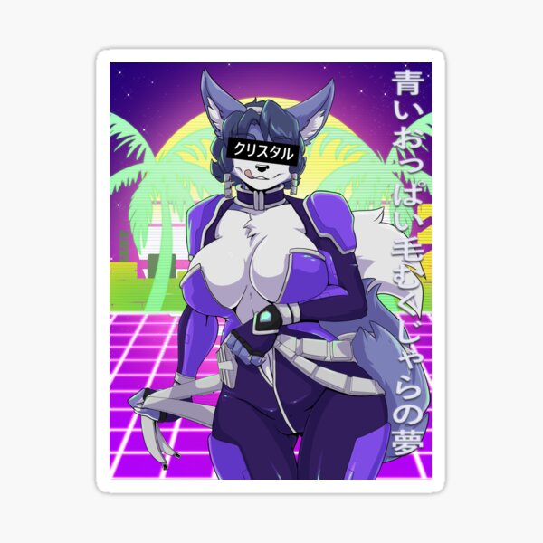 Item preview, Vaporwave Azure Fox designed and sold by Yawg.