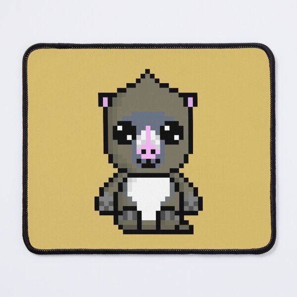 Item preview, Cute Mandrill (Chibi Pixel Animal Character) designed and sold by Pixe11y.