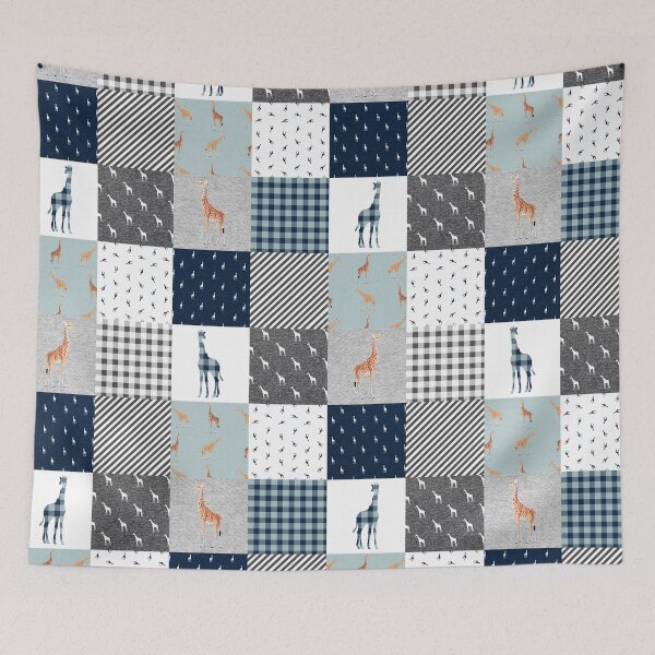 Item preview, Giraffe Animal Plaid  designed and sold by LarinaBeauty.