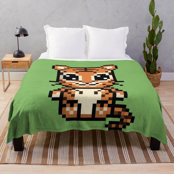 Item preview, Cute Tiger (Chibi Pixel Animal Character) designed and sold by Pixe11y.