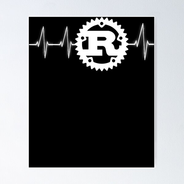 Artikel-Vorschau von Rust Programming Logo Herzschlag-Design-Design, designt und verkauft von wilbertbenny.