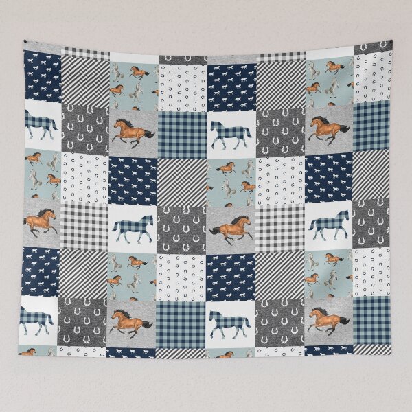 Item preview, Horse Animal Plaid  designed and sold by LarinaBeauty.