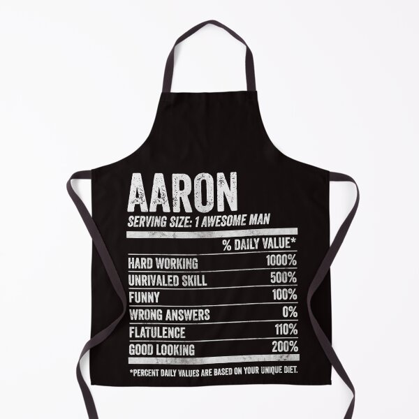 Item preview, Mens Aaron Nutrition Personalized Name Shirt Funny Name Facts T-Shirt designed and sold by King7778.