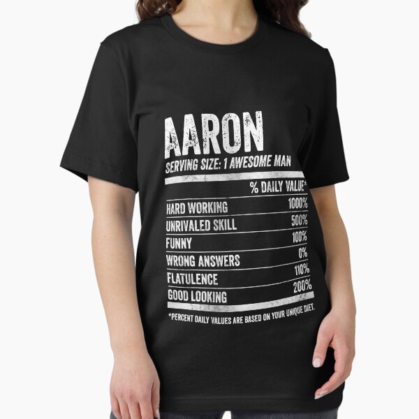 Aaron Name Surname T-Shirts for Sale | Redbubble
