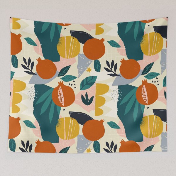 Item preview, Pomegranate Tropical Modern Art designed and sold by LarinaBeauty.