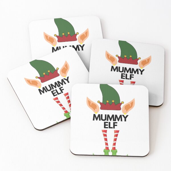 Item preview, Mummy elf family matching Christmas tshirts designed and sold by RoHFF.