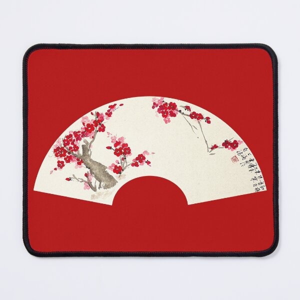 Item preview, Plum Blossom In Fan designed and sold by Birgit Moldenhauer.